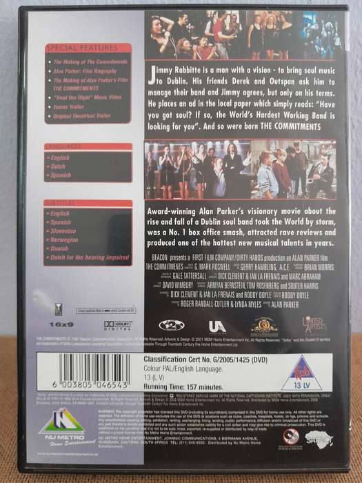 The Commitments - Special Edition - An Alan Parker Film (DVD)