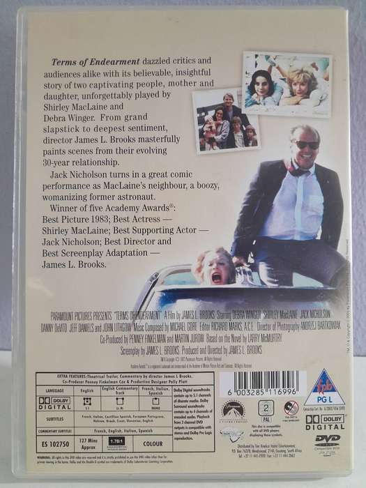 Tears of Endearment - Debra Winger & Shirley MacLaine & Jack Nicholson (DVD)