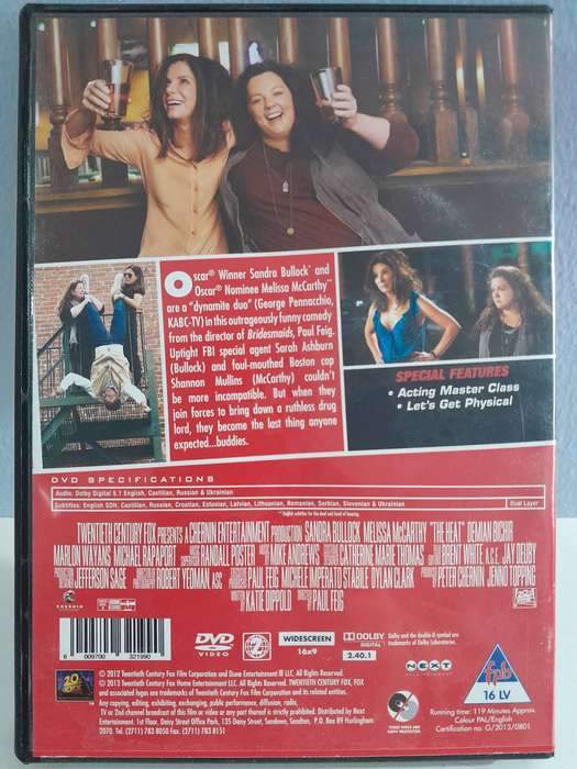 The Heat - Sandra Bullock & Melissa McCarthy (DVD)