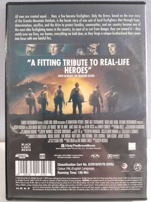 Only The Brave - Josh Brolin & Miles Teller (DVD)