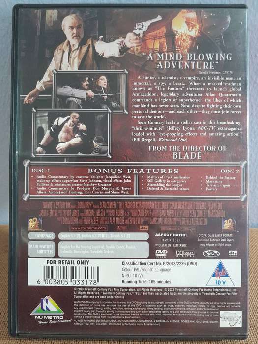 The League of Extraordinary Gentlemen - Sean Connery (DVD)