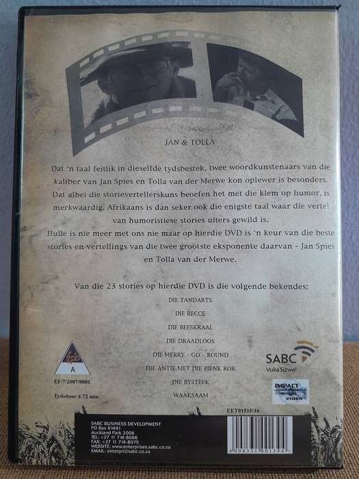Jan & Tolla  (DVD)