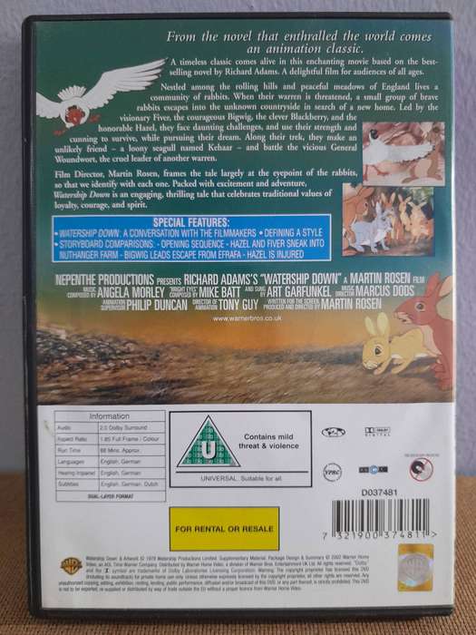 Watership Down - Deluxe Edition (DVD)