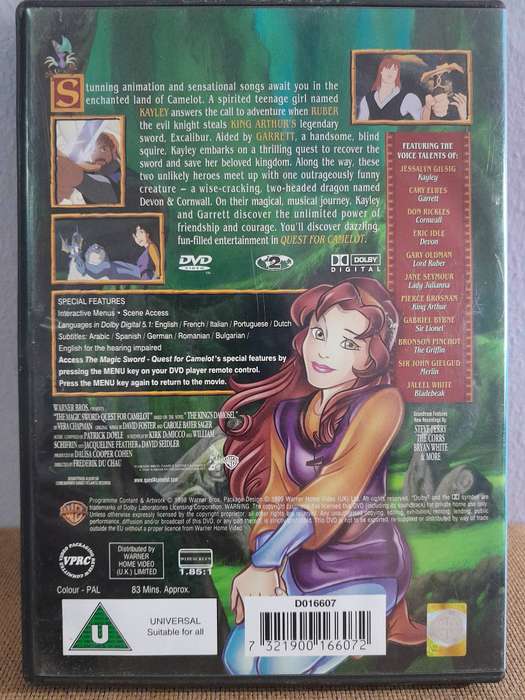 The Magic Sword - Quest for Camelot (DVD)