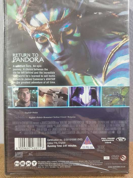 Avatar - James Cameron (DVD) New