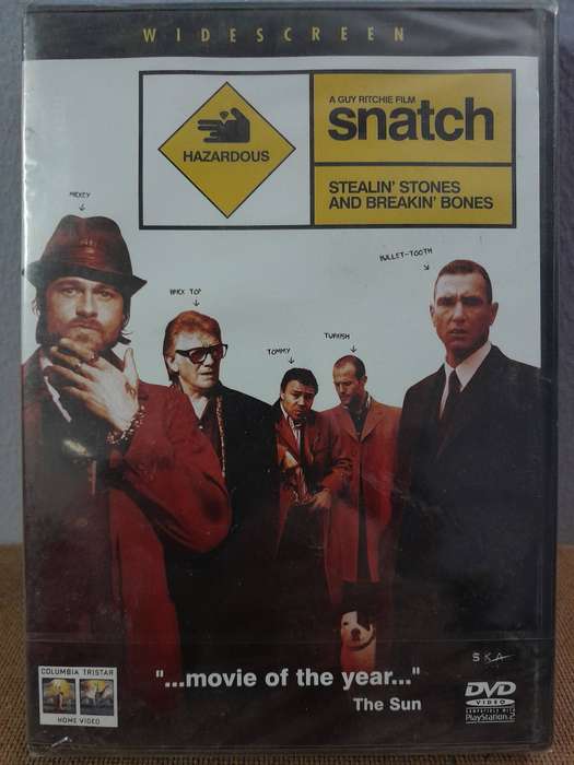 Snatch - Brad Pitt (DVD) New