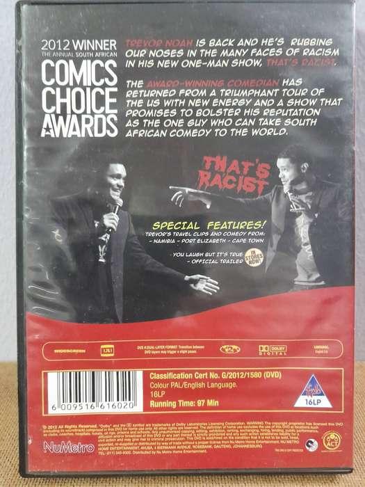 Trevor Noah - Stand Up - 4 Shows (4xDVD)