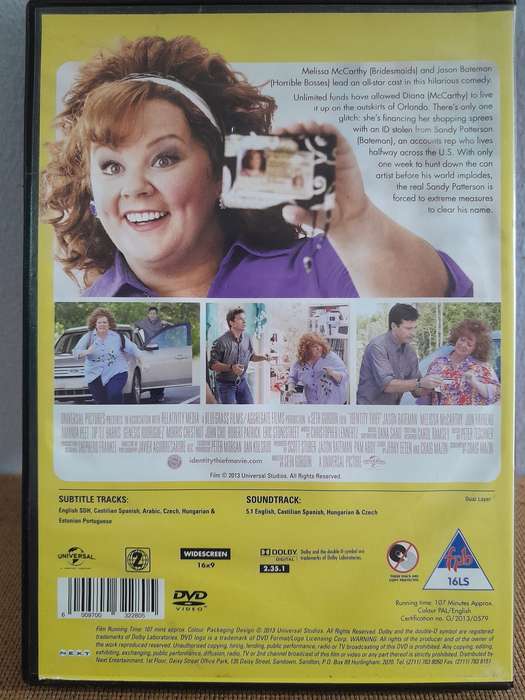 Identity Thief - Malissa McCarthy & Jason Bateman (DVD)