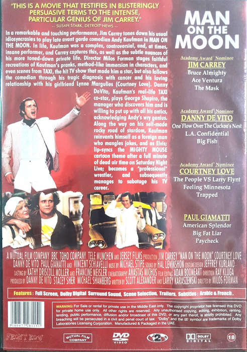 Man on the Moon - Jim Carrey (DVD)