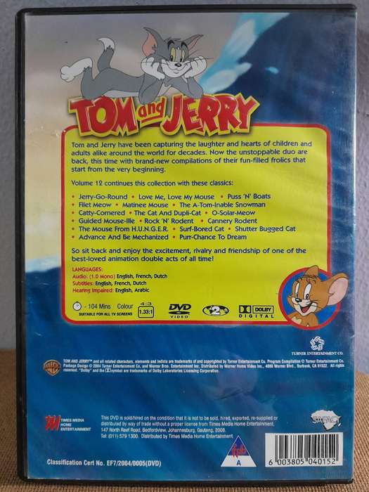 Tom & Jerry - Classic Collection Volume 12 (DVD)