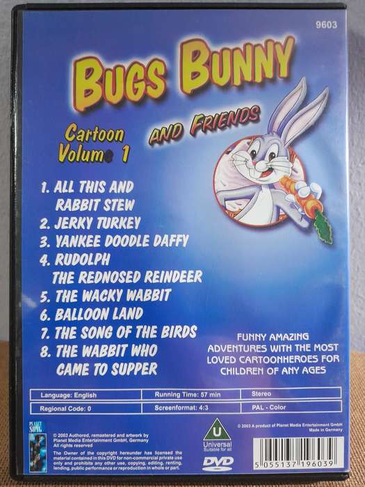 Bugs Bunny and Friends - Cartoon Volume 1 (DVD)