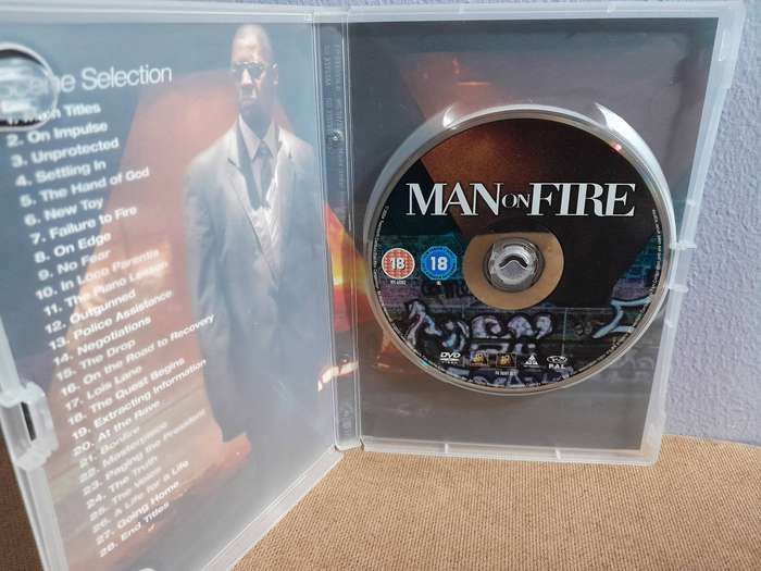 Man on Fire - Denzel Washington (DVD)
