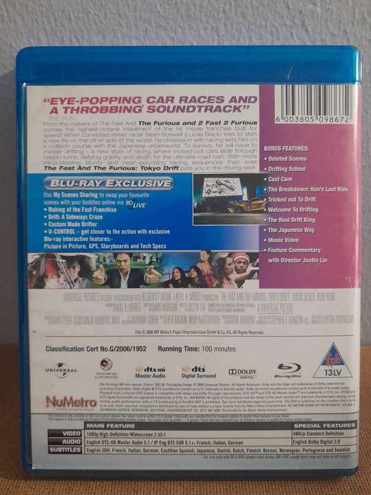 The Fast and the Furious - Tokyo Drift - Lucas Black & Bow Wow (Blu-ray Disc)