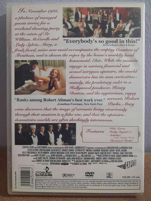 Gosford Park - A Robert Altman Film (DVD)