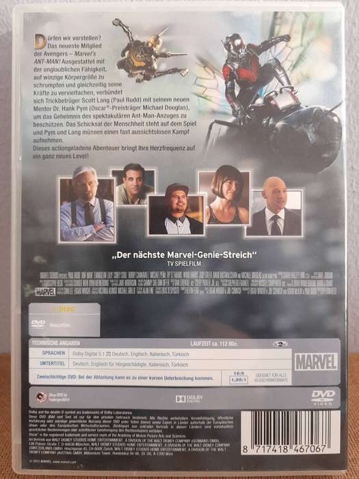 Ant-Man - Paul Rudd (DVD)
