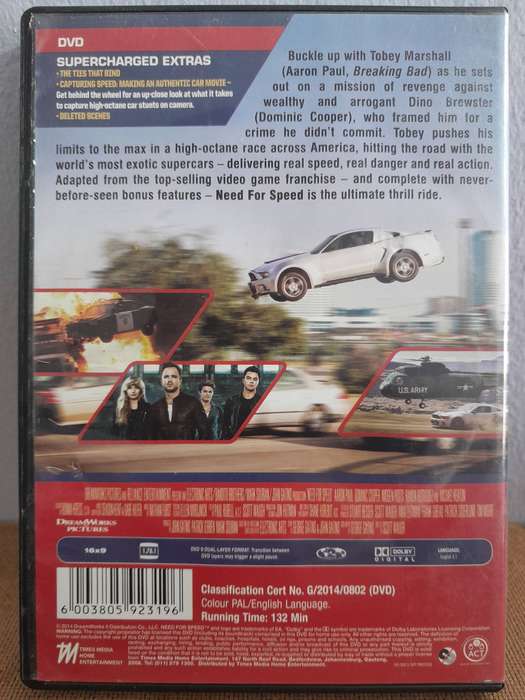 Need for Speed - Aaron Paul (DVD)