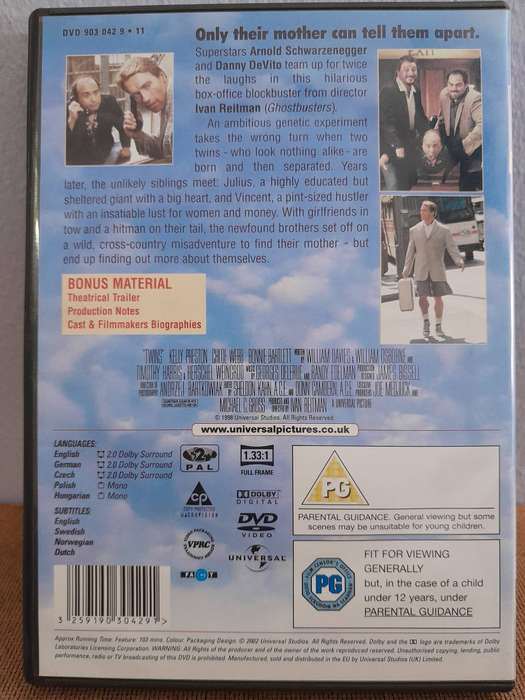 Twins - Arnold Schwarzenegger & Danny Devito (DVD)