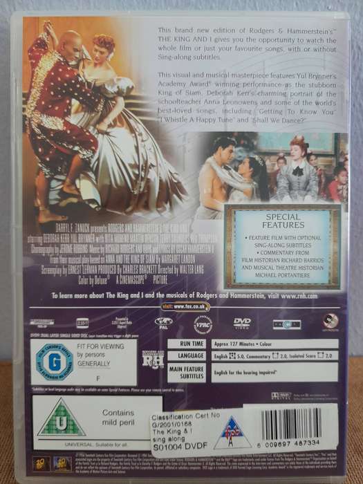 The King and I - Yul Brenner & Deborah Kerr (DVD)