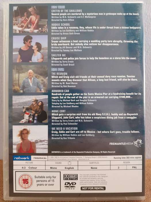 Baywatch - The Complete Season One - David Hasselhoff (6xDVD)
