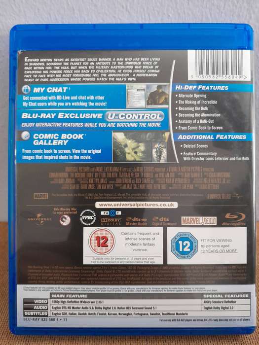 The Incredible Hulk - Edward Norton (Blu-ray Disc)