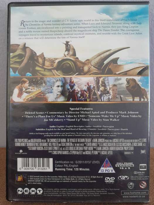 The Chronicle of Narnia - The Voyage of The Dawn Treader (DVD)