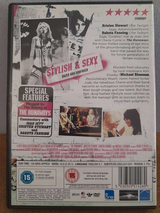 The Runaways - Kristen Stewart (DVD)