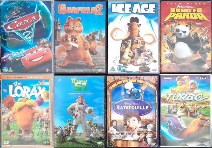 Lot Animation DVDs (8xDVD)