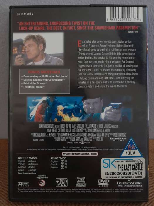 The Last Castle - Robert Redford (DVD)