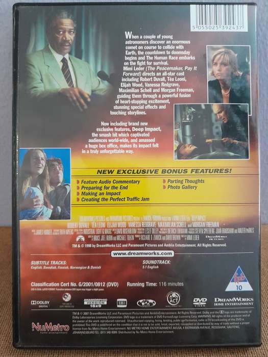 Deep Impact - Special Edition - Morgen Freeman (DVD)