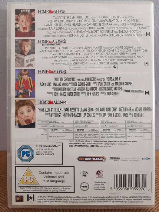 Home Alone - 4 Film Collection (4xDVD)
