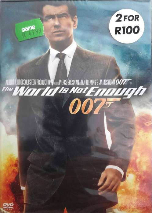 007 - 1999 - The World is not Enough - Pierce Brosnan (DVD) New
