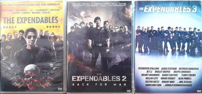 The Expendables - The Expendables 2 - The Expendables 3 (3xDVD)