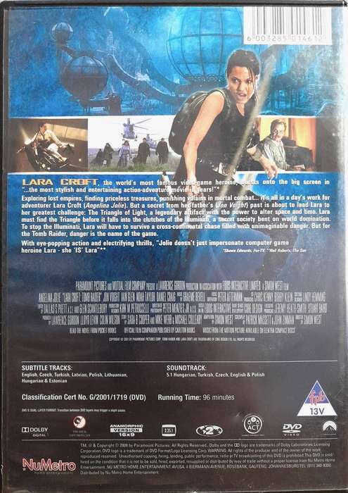 Lara Croft Tomb Raider - Special Collector's Edition - Angelina Jolie (DVD)