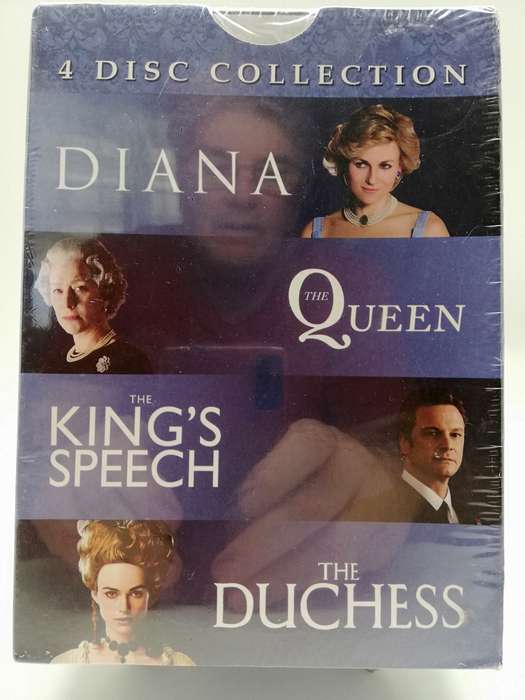 4 Movies Collection - Diana - The Queen - The King's Speech - The Duchess (DVD)