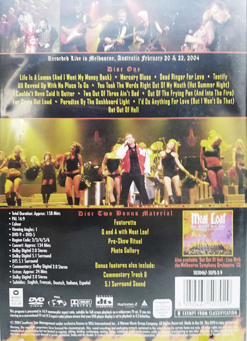 Meat Loaf - Live with the Melbourne Symphony Orchestra (DVD)