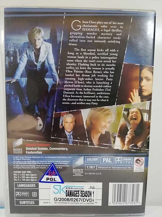 Damages - Complete First Season - TV Series (DVD)