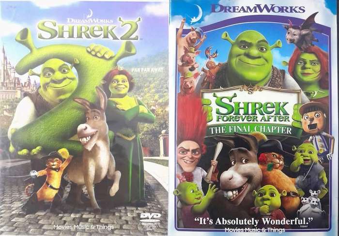 Shrek 2 & Shrek Forever After - Dreamworks (2xDVDs)