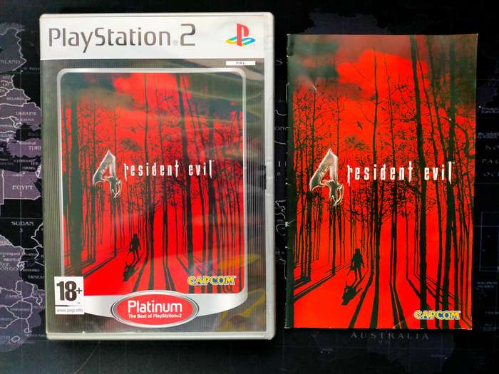 2 x Resident Evil 4 Case & Booklet Only - PS2 (No discs)