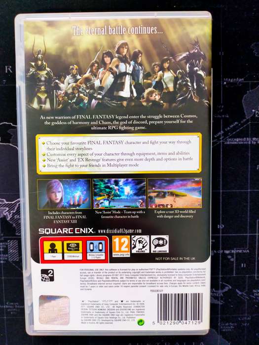 Dissidia 012 [duodecim] Final Fantasy - PSP / PlayStation Portable (RARE)