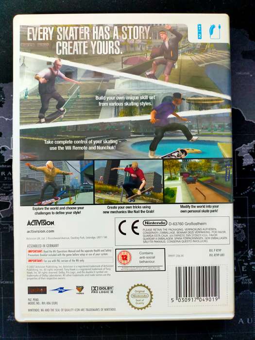 Tony Hawk's Proving Ground Nintendo Wii (RARE)