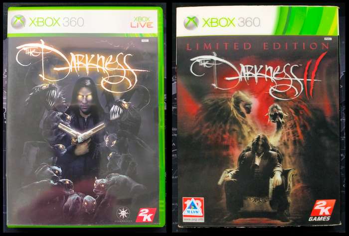 The Darkness 2 Limited Edition and The Darkness - XBOX 360
