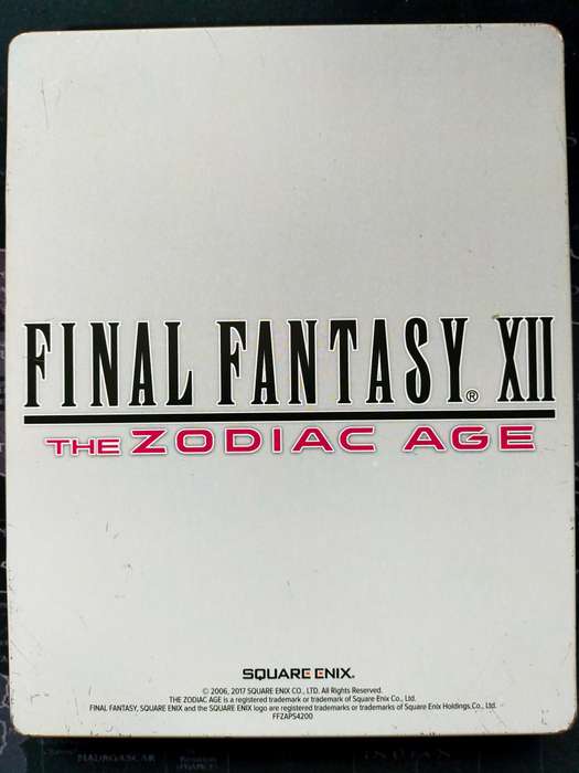 Final Fantasy XII The Zodiac Age / FF12- Steelbook Edition - PS4 / PlayStation4