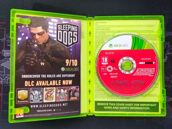 Ultimate Action Triple Pack - Just Cause 2, Sleeping Dogs & Tomb Raider - Xbox 360