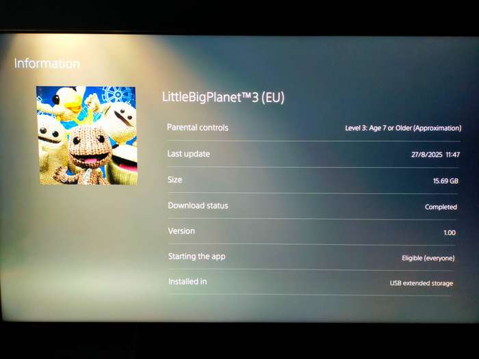 Little Big Planet 3 - PS4 / PlayStation 4