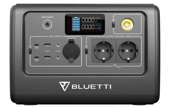 Bluetti EB70 Portable Power Station 1000W 716Wh for Power outage SA Plug Damaged packaging