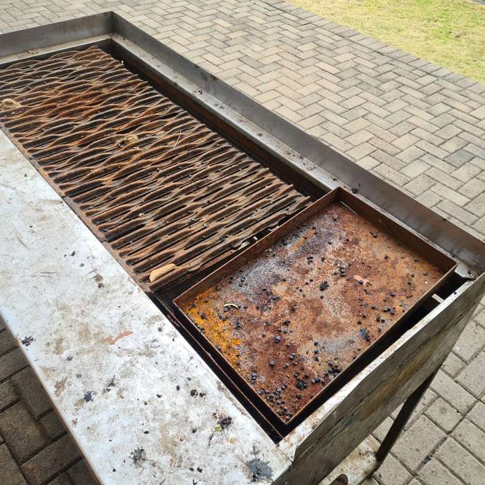 12 Burner Commercial Freestanding Stainless Gas Braai Flame Grill