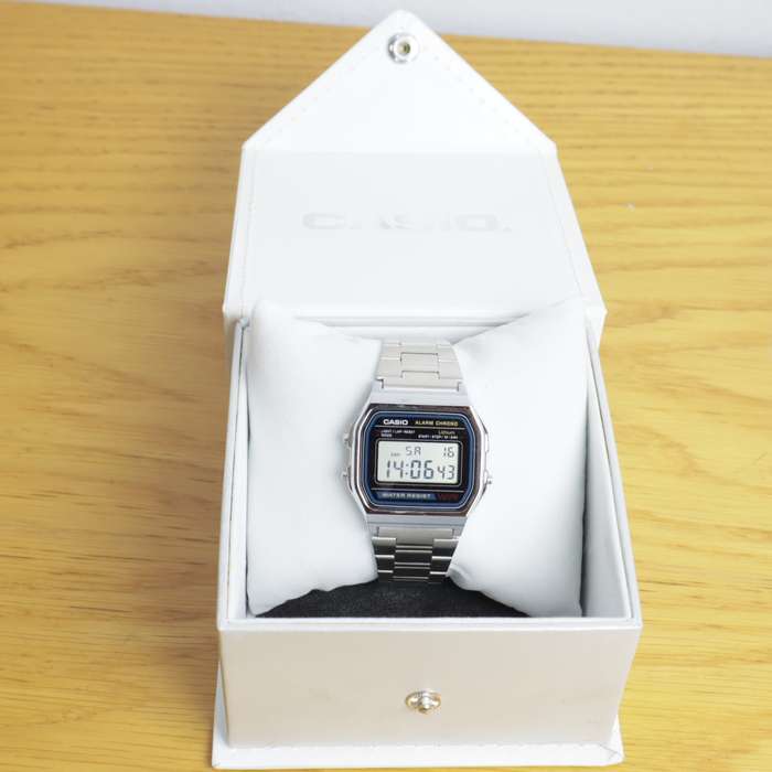 Casio WR - A158WA-1Q Retro Unisex Water Resistant Digital Watch