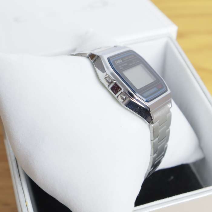 Casio WR - A158WA-1Q Retro Unisex Water Resistant Digital Watch