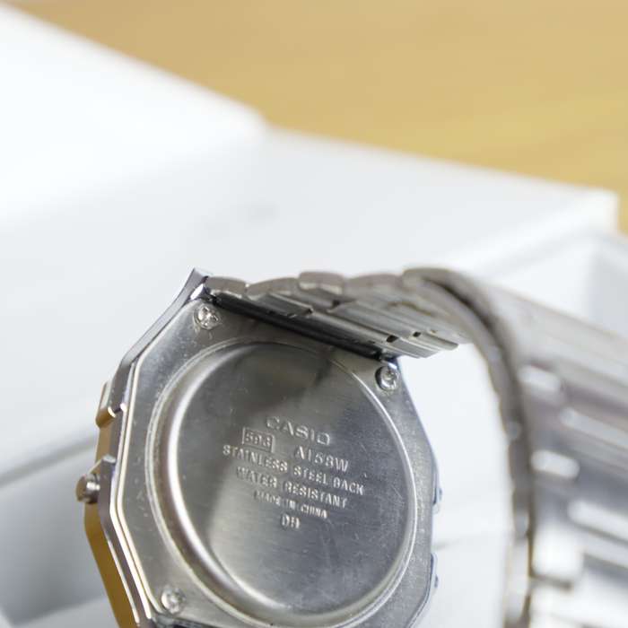 Casio WR - A158WA-1Q Retro Unisex Water Resistant Digital Watch