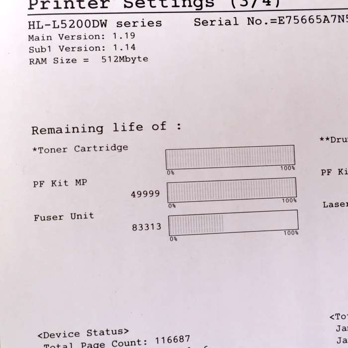 Brother HL-L5200DW A4 Mono Laser Printer